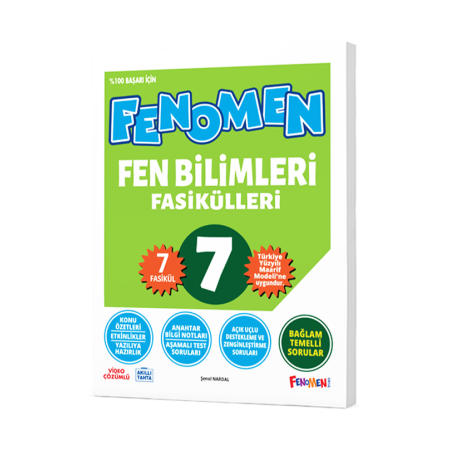 Fenomen Okul Yayınları 7. Sınıf Fen Bilimleri 7 Fasikül Fenomen Okul Yayınları 7. Sınıf Fen Bilimleri 7 Fasikül