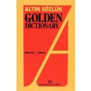 Altın Kitaplar Altın Sözlük Golden Dictionary İngilizce Türkçe 