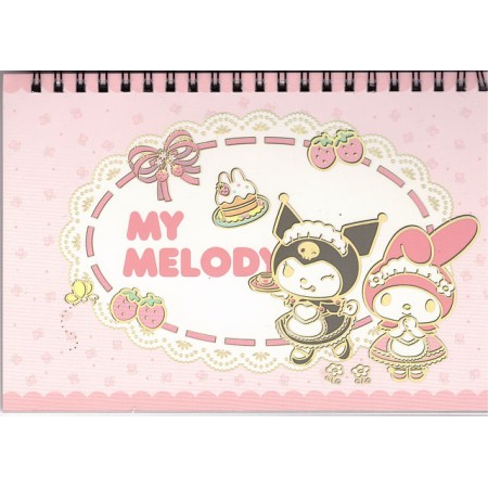 Sanrio Kuromi My Melody Notebook SL-03006