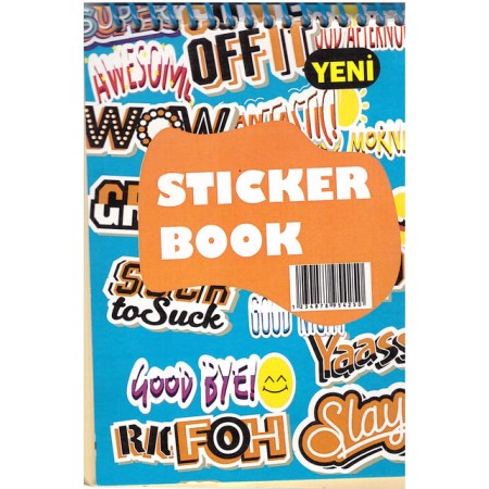  Erl Sticker Book Defteri Yeni