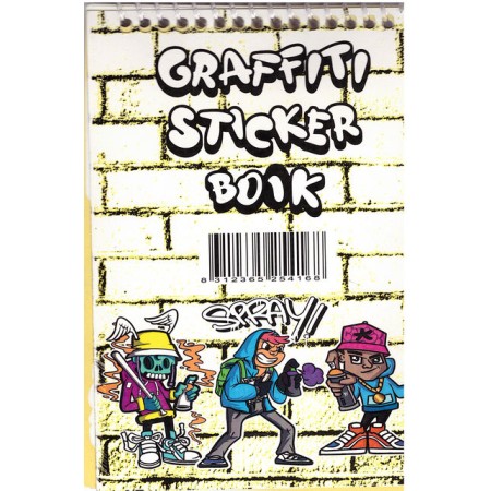 Graffiti Stıcker Book Defteri