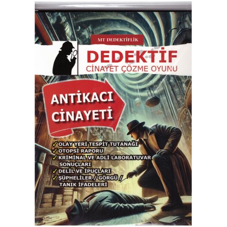MT Dedektif Çözme Oyunu Antikacı Cinayeti