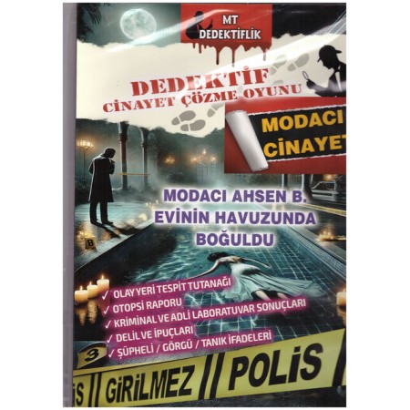 MT Dedektif Çözme Oyunu Modacı Cinayeti