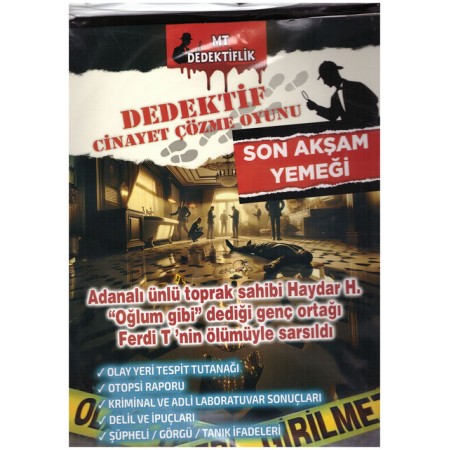 MT Dedektif Çözme Oyunu Son Akşam Yemeği