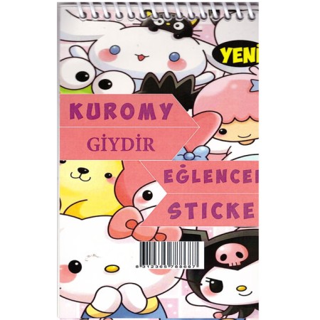 Erl Sticker Book Defteri Kuromi