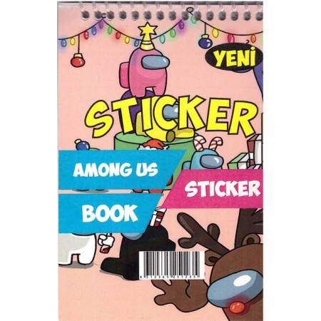 Pokemon Temalı Sticker Etiket Defteri