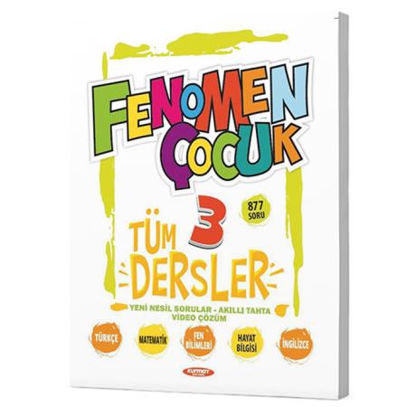 Kurmay Yayınları 3. Sınıf Tüm Dersler Soru Bankası Fenomen Çocuk