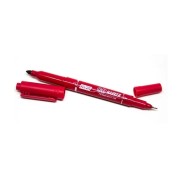 Aihao Asetat Kalemi Permanent Çift Taraflı Kırmızı AH-319
