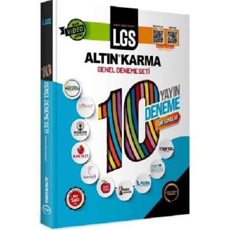 Altın Karma LGS 8. Sınıf 10 Farklı Yayın 10 Deneme Tüm Konular