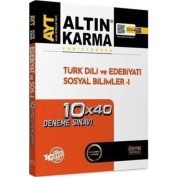 Altın Karma AYT Türk Dili ve Edebiyatı Sosyal Bilimler 10 x 40 Deneme Sınavı