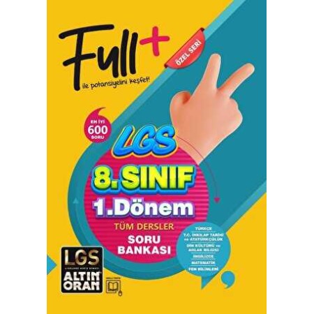 Palme Yayınları Altın Oran LGS 8.Sınıf Tüm Dersler 1.Dönem Soru Bankası