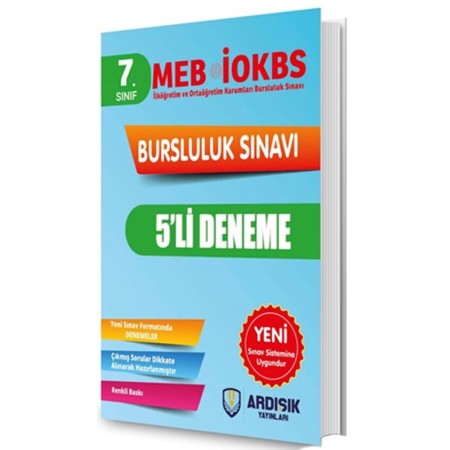 Ardışık Yayınları 7. Sınıf Bursluluk Deneme Sınavı