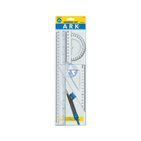 Ark Çizim Seti-4 Parça Şeffaf 025-9