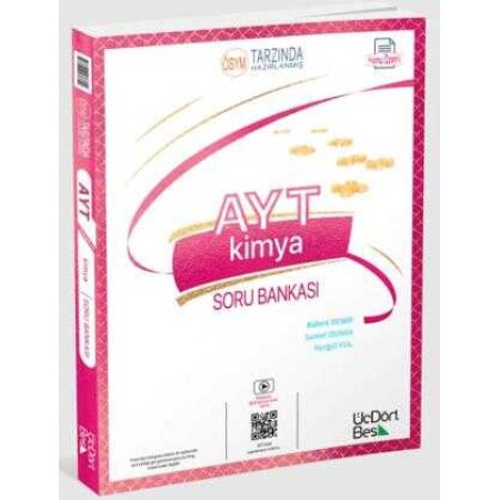 ÜçDörtBeş Yayınları  Kimya AYT Soru Bankası
