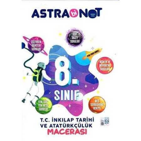 Bi Not Yayınları 8. Sınıf T. C. İnkılap Tarihi ve Atatürkçülük Astrobinot Macerası