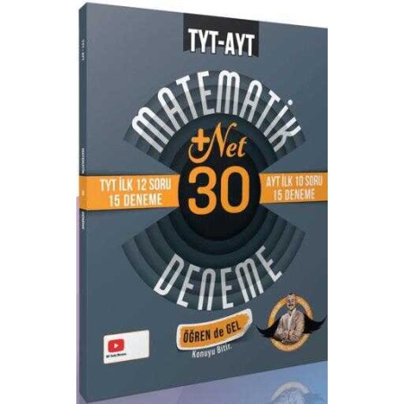 Bıyıklı Matematik TYT - AYT Matematik Deneme +30 Net 