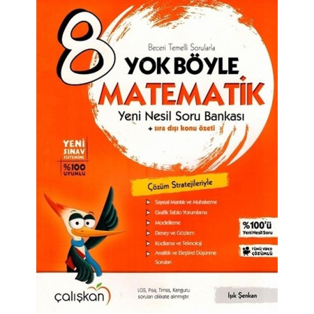 Çalışkan 8.Sınıf LGS Yok Böyle Matematik Soru Bankası