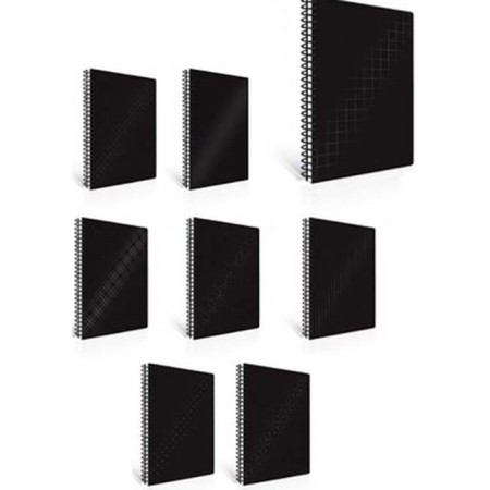 Çınar Nero Sert Kapak Spiralli 17x24 Kareli Defter