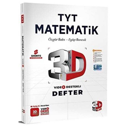 TYT 3D Matematik Video Destekli Defter