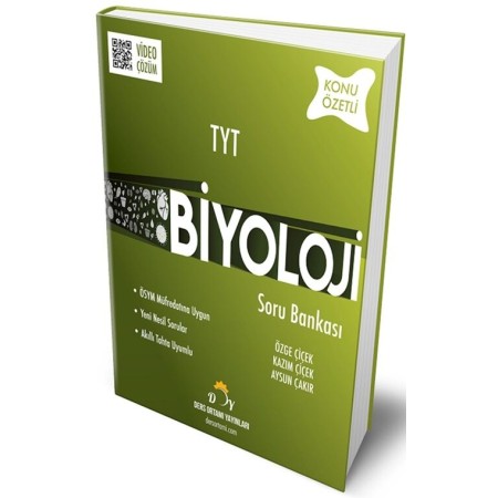 Ders Ortamı Yayınları TYT Biyoloji Konu Özetli Soru Bankası