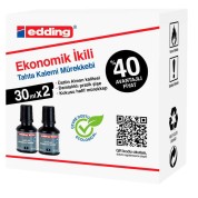 Eddıng 30cc Tahta Kalem Mürekkebi 2li Siyah Edbt30k201