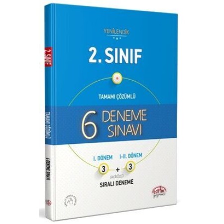 Editör Yayınevi 2. Sınıf Deneme 6 Faikül 3+3