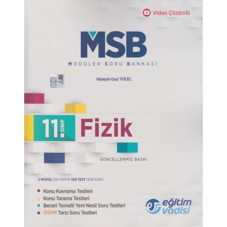 Eğitim Vadisi 11. Sınıf Fizik Güncel MSB Modüler Soru Bankası