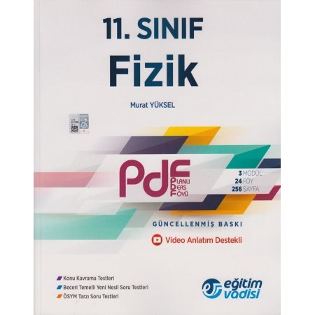 Eğitim Vadisi 11. Sınıf Fizik Güncel PDF Planlı Ders Föyü