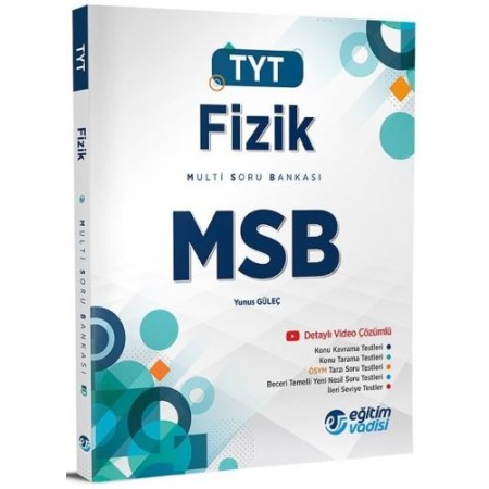 Eğitim Vadisi YKS TYT Fizik MSB Multi Soru Bankası Video Çözümlü