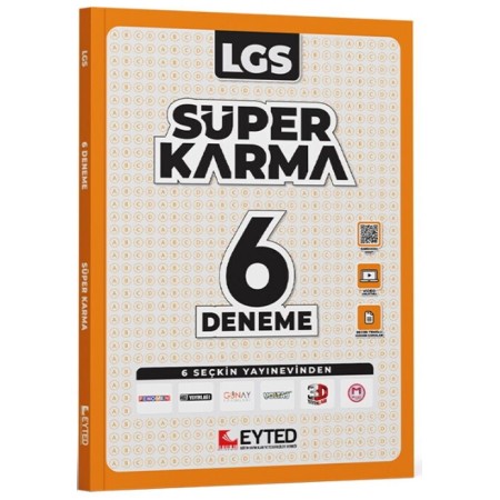 Eyted Yayınları 8. Sınıf LGS Süper Karma 6 Deneme