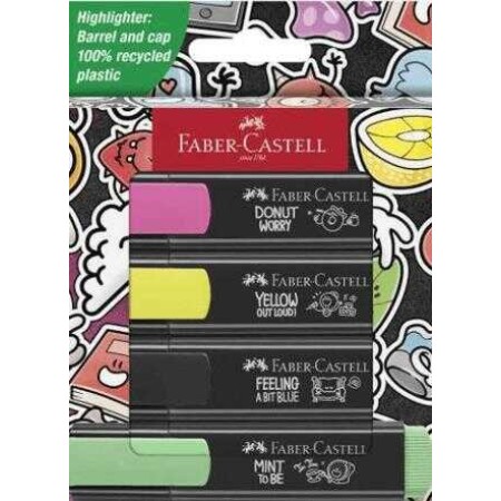 Faber-Castell 254690 Fosforlu Kalem Graffiti 4Lü