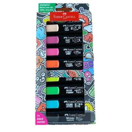 Faber-Castell 254692 Fosforlu Kalem Graffiti 8Li