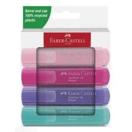 Faber-Castell Fosforlu Kalem 46 Pastel 4Lü