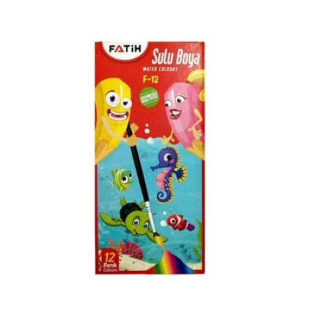 Fatih Sulu Boya 12 Renk 24 ML F-12
