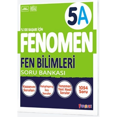 Kurmay Yayınları  5. Sınıf Fen Bilimleri A Fenomen Soru Bankası