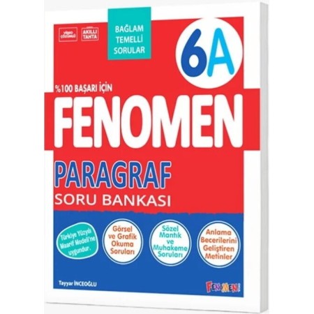Fenomen Okul Yayınları 6. Sınıf Paragraf Fenomen A Soru Bankası Fenomen Okul Yayınları 6. Sınıf Paragraf Fenomen A Soru Bankası