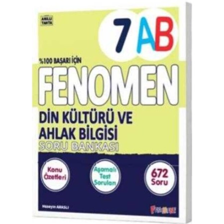 Kurmay Yayınları 7. Sınıf Din Kültürü ve Ahlak Bilgisi Fenomen A ve B  Soru B.