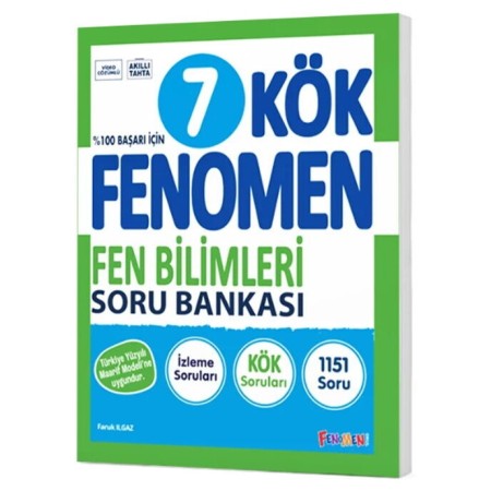 Fenomen Okul Yayınları 7. Sınıf Fen Bilimleri Kök Soru Bankası