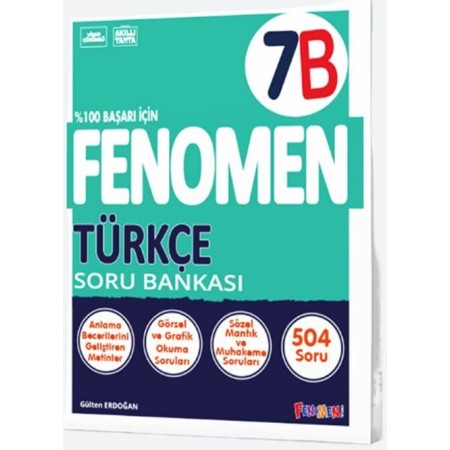 Kurmay Yayınları 7. Sınıf Türkçe B Fenomen Soru Bankası
