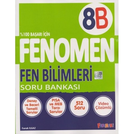 Kurmay Yayınları 8. Sınıf Fenomen Fen Bilimleri B Soru Bankası