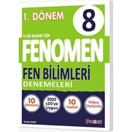 Kurmay Yayınları 8. Sınıf Fen Bilimleri 1. Dönem 10 Deneme