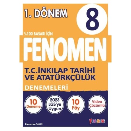 Kurmay Yayınları 8. Sınıf İnkılap Tarihi ve Atatürkçülük 1. Dönem 10 Deneme