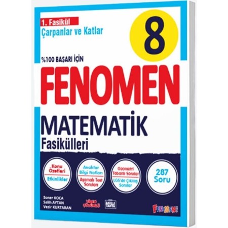 Fenomen Okul Yayınları 8. Sınıf Matematik Fenomen Fasikül 1 Çarpanlara Ayırma