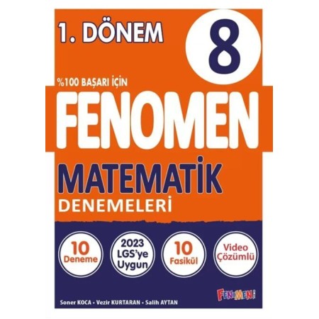 Kurmay Yayınları  8. Sınıf Matematik 1. Dönem 10 Deneme