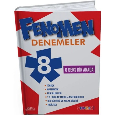 Fenomen Okul Yayınları 8. Sınıf Tüm Dersler Branş Denemeleri