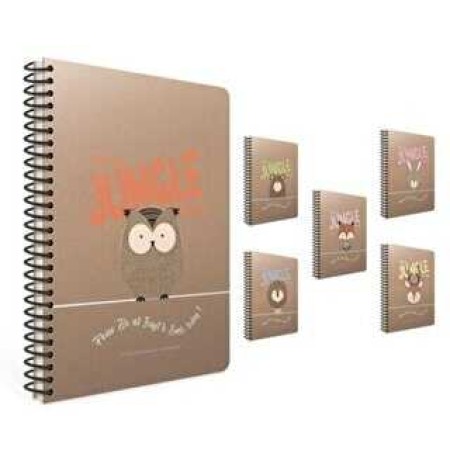 Gıpta Jungle Out Spr.Srt Kpk.Defter 17X24 100 Yp.Çizg
