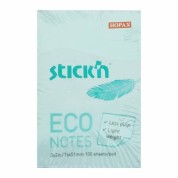 Hopax Stıckn Yapışkanlı Not Kağıdı 100 YP 76x51 Eco Patel Mavi
