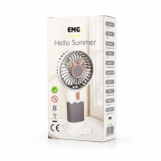 Emg Max-001 Mini El Fanı (sabit Başlık) (1-kademe Hız) (m.üstü Ayaklı) Vantilatör*144