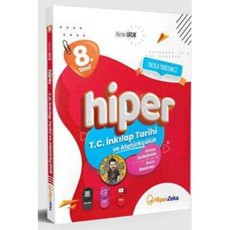 Hiper Zeka 2025 8. Sınıf Hiper T.C. İnkılap Tarihi ve Atatürkçülük Konu Anlatımlı & Soru.b