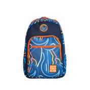 Cambridge Polo Club Wave Çok Gözlü Unisex Çocuk İlkokul Çantası Lacivert